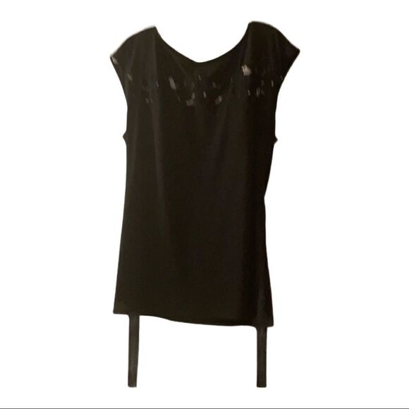 NEW YORK & CO.Women’s top,black, Sz Large,stretch - Picture 1 of 8